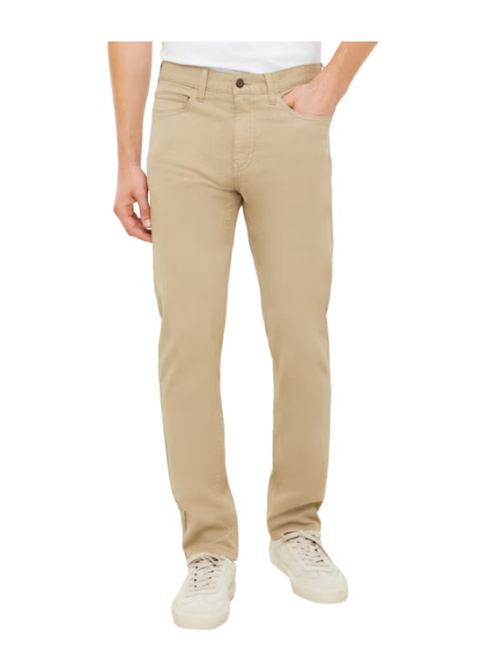 Banana Republic Men's 5-Pocket Twill Pant, Slim Fit, Tan, Size 38x30